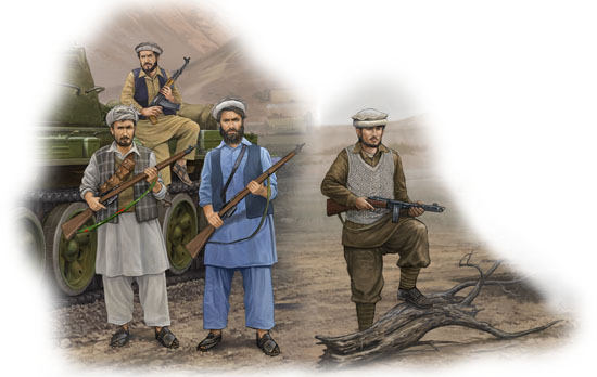 Trumpeter 1/35 Afghan Rebels - Click Image to Close
