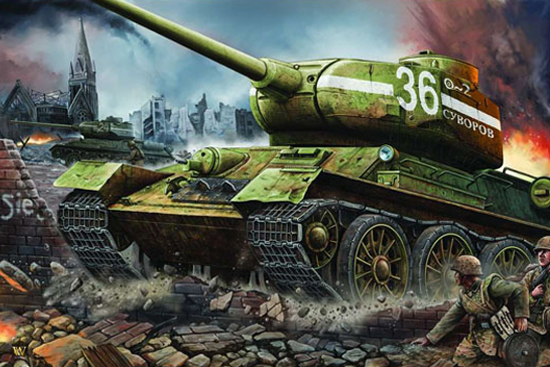 Trumpeter 1/16 T-34/85 model 1944 Fty.183 - Click Image to Close