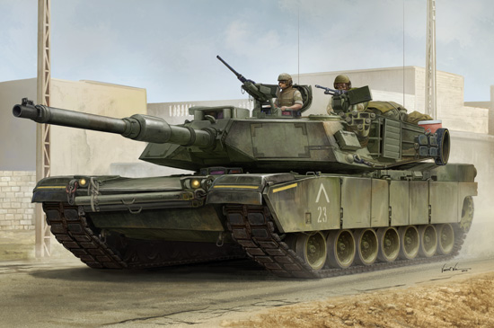 Trumpeter 1/16 US M1A1 AIM MBT - Click Image to Close