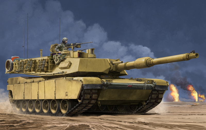 Trumpeter 1/16 US M1A2 SEP MBT - Click Image to Close