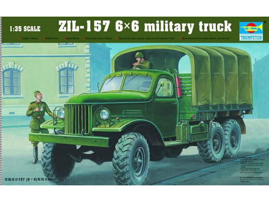 Trumpeter 1/35 Soviet ZIL-157 6x6 Military Truck