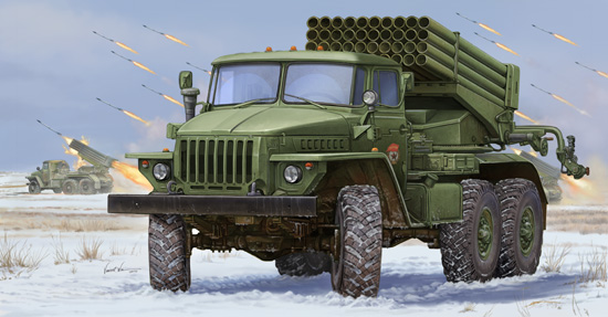 Trumpeter 1/35 Russian BM-21 Hail MRL - Early