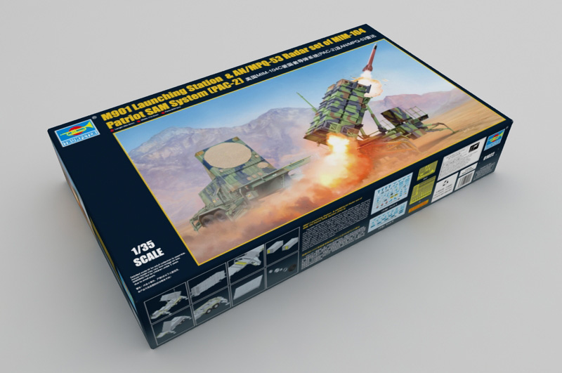 Trumpeter 1/35 M901 Launching Station & AN/MPQ-53 Radar set of M