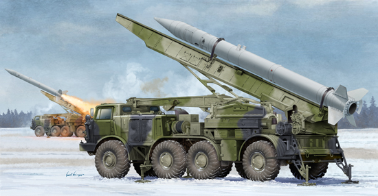 Trumpeter 1/35 Russian 9P113 TEL w/9M21 Rocket of 9K52 Luna-M Sh