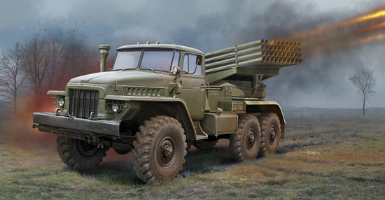 Trumpeter 1/35 Russian BM-21 Grad Multiple Rocket Launcher