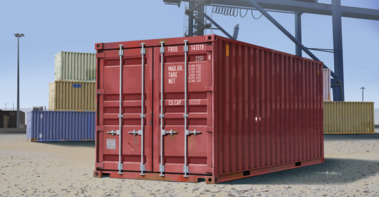 Trumpeter 1/35 20ft Container - Click Image to Close