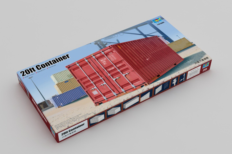 Trumpeter 1/35 20ft Container - Click Image to Close