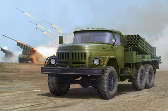 Trumpeter 1/35 Russian 9P138 Grad-1 on Zil-131