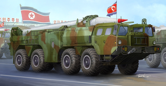 Trumpeter 1/35 DPRK Hwasong -5 short-range tactical ballistic mi - Click Image to Close