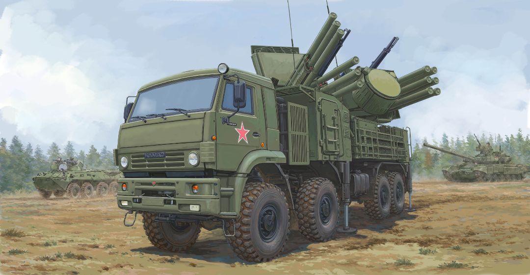 Trumpeter 1/35 Russian 72V6E4 Combat Vehicle of 96K6 Pantsir -S1
