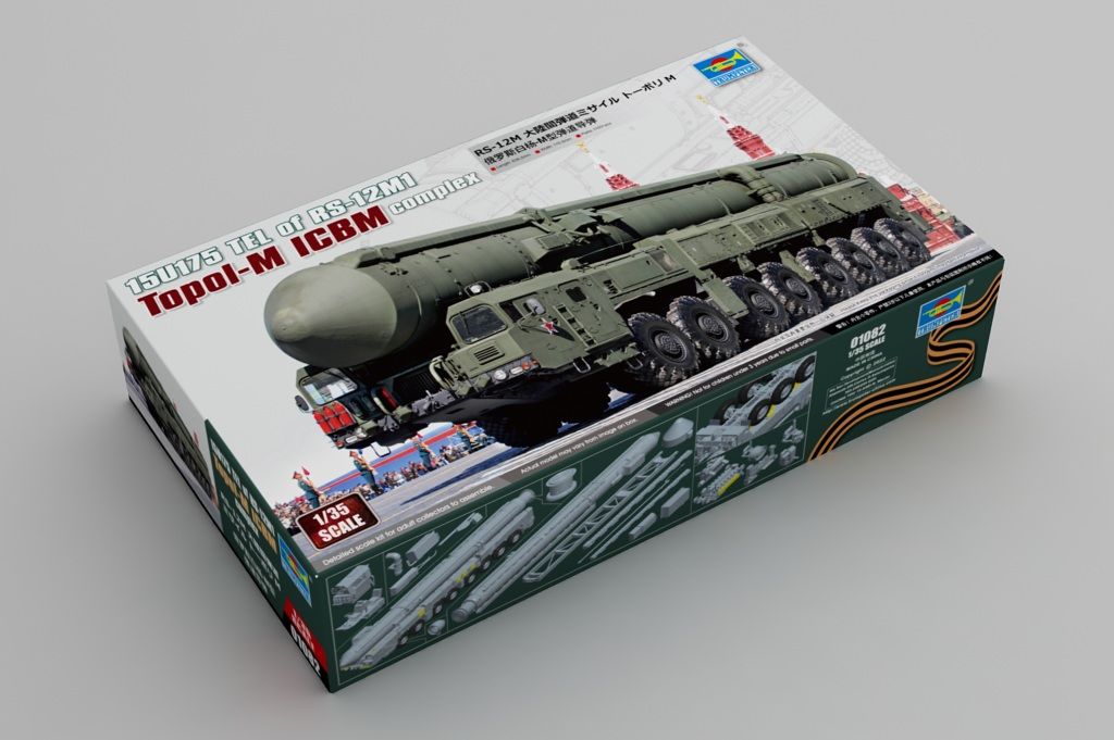 Trumpeter 1/35 15U175 TEL of RS-12M1 Topol-M ICBM complex - Click Image to Close