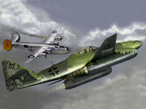 Trumpeter 1/144 Messerschmitt Me 262 A-1a - Click Image to Close