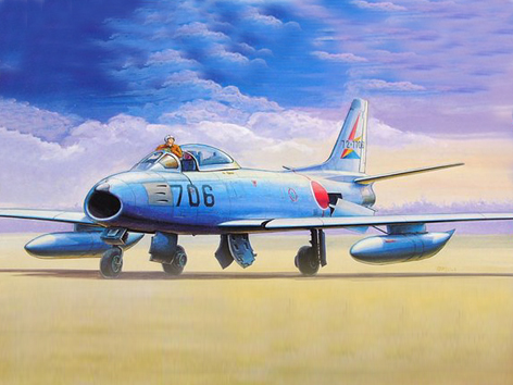 Trumpeter 1/144 F-86F-40 Sabre - Click Image to Close