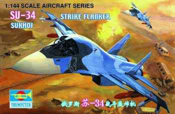 Trumpeter 1/144 SU-34 Strike Flanker - Click Image to Close