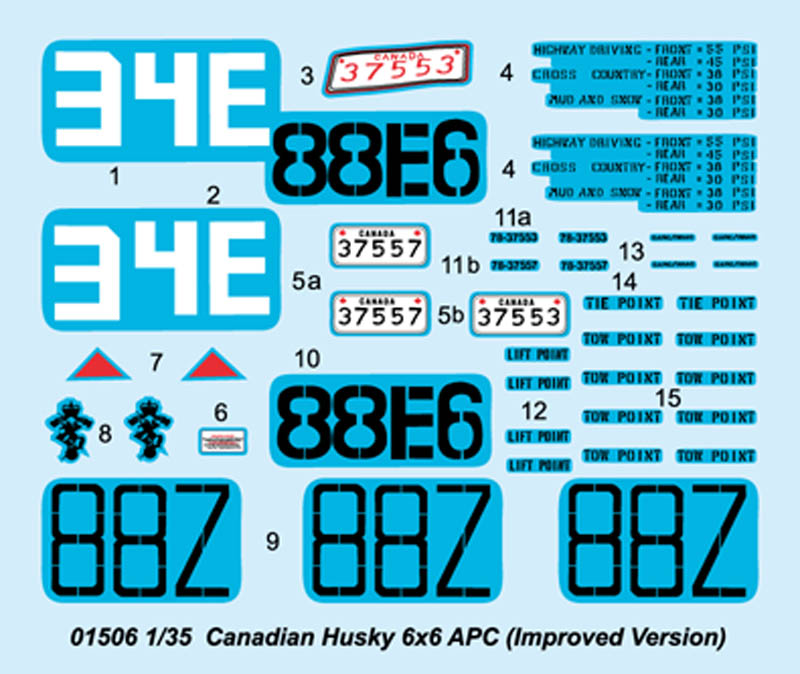 Trumpeter 1/35 Canadian Husky 6x6 AVGP (Improved Version) - Click Image to Close