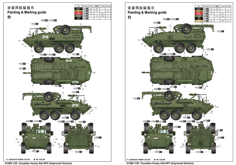 Trumpeter 1/35 Canadian Husky 6x6 AVGP (Improved Version)