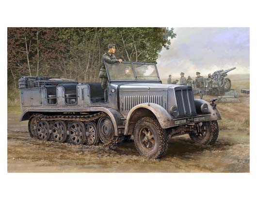 Trumpeter 1/35 Sd.Kfz.7 Mittlere Zugkraftwagen 8t early version - Click Image to Close