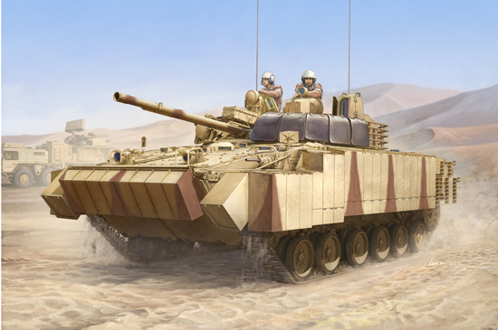 Trumpeter 1/35 BMP-3(UAE) w/ERA titles and combined screens