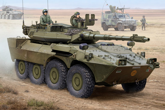 Trumpeter 1/35 B1 Centauro AFV Early version (2nd Series) with U - Click Image to Close