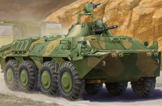 Trumpeter 1/35 Russian BTR-70 APC in Afghanistan