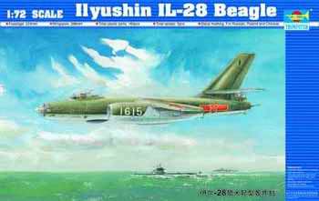 Trumpeter 1/72 Chinese-Russia IlyushinII-28 Beagle