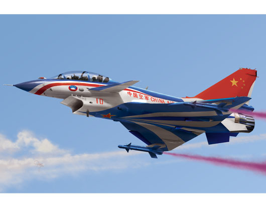 Trumpeter 1/72 Chinese J-10S fighter