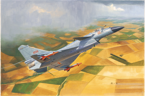 Trumpeter 1/72 Chinese J-10B Fighter