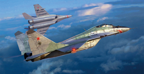 Trumpeter 1/72 MIG-29UB Fulcrum (Izdeliye 9.51) - Click Image to Close