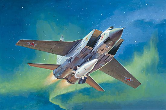 Trumpeter 1/72 MiG-31BM. w/KH-47M2 - Click Image to Close