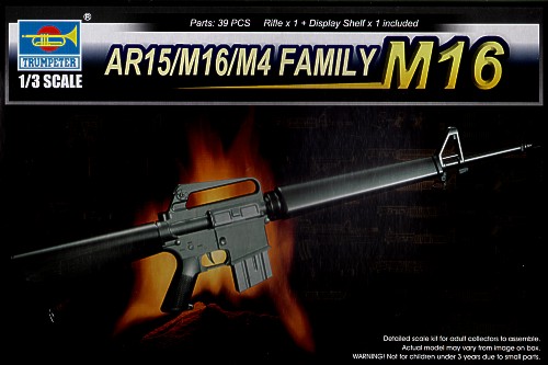 Trumpeter 1/3 AR15/M16/M4 FAMILY- M16 - Click Image to Close