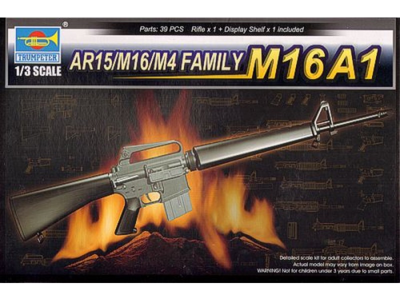 Trumpeter 1/3 AR15/M16/M4 FAMILY- M16A1 - Click Image to Close
