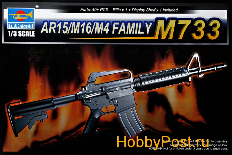 Trumpeter 1/3 AR15/M16/M4 FAMILY-M733