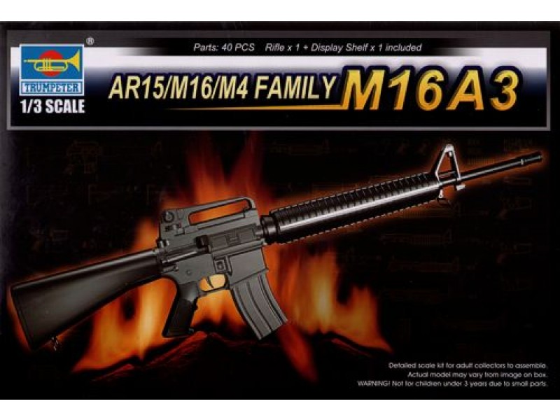 Trumpeter 1/3 AR15/M16/M4 FAMILY-M16A3