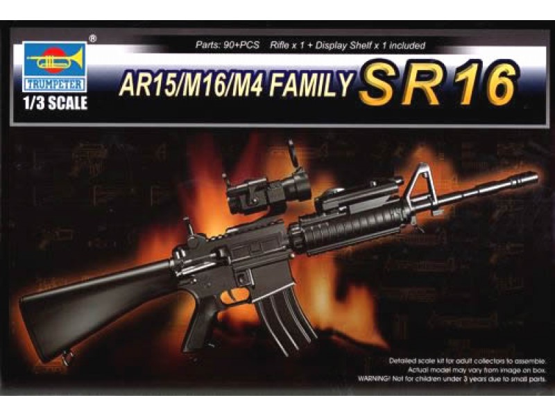 Trumpeter 1/3 AR15/M16/M4 FAMILY-SR16