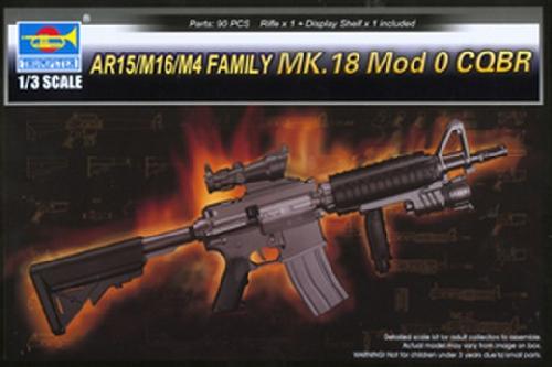 Trumpeter 1/3 AR15/M16/M4 FAMILY-MK.18 Mod 0 CQBR