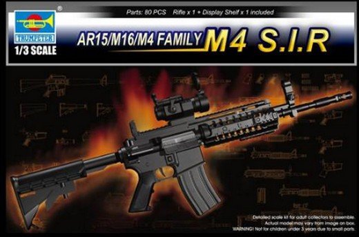 Trumpeter 1/3 AR15/M16/M4 FAMILY-M4 S.I.R