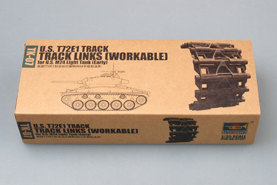 Trumpeter 1/35 U.S. T72E1 steel track for U.S. M24 light tank (e