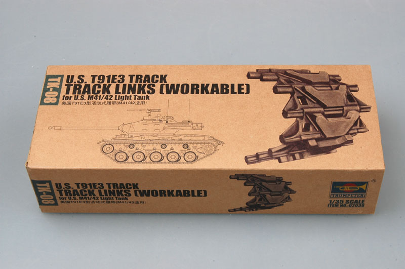 Trumpeter 1/35 U.S. T91E3 track for U.S. M41/42 light tank