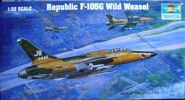 Trumpeter 1/32 U. S. Republic F-105G Wild Weasel