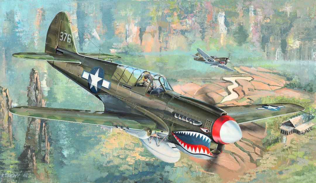Trumpeter 1/32 P-40N War Hawk - Click Image to Close