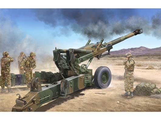 Trumpeter 1/35 US M198 155mm Medium Towed Howitzer (early versio - Click Image to Close