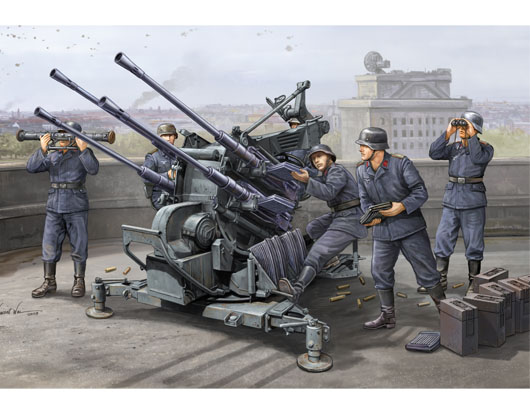 Trumpeter 1/35 FLAK 38 (German 2.0cm anti-aircraft guns) - Click Image to Close