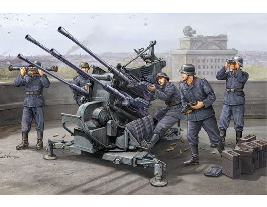 Trumpeter 1/35 FLAK 38 (German 2.0cm anti-aircraft guns)