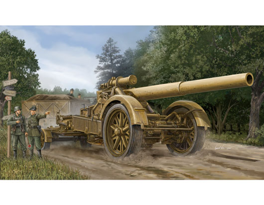 Trumpeter 1/35 German 21 cm Morser 18 Heavy Artillery