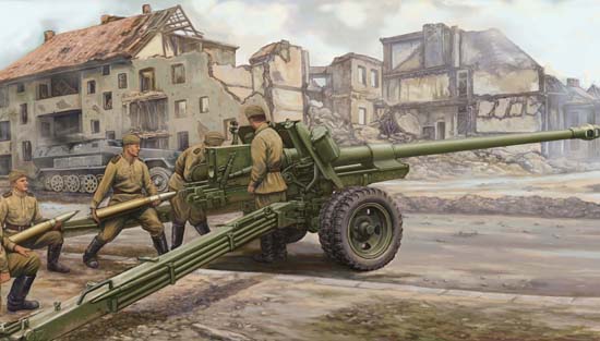 Trumpeter 1/35 Russian 100mm Anti-tank Gun M1944 (BS-3) - Click Image to Close