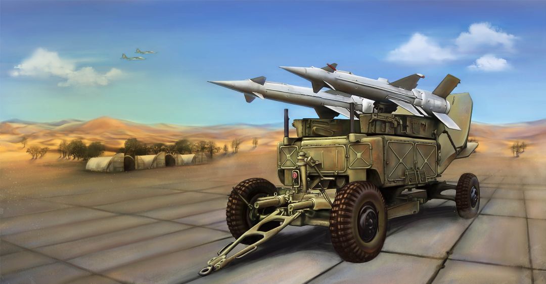 Trumpeter 1/35 Soviet 5P71 Launcher w/ 5V27 Missile Pechora - Click Image to Close
