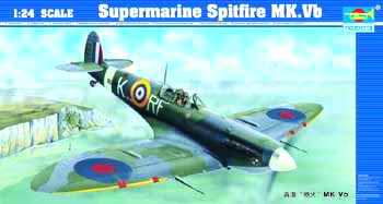 Trumpeter 1/24 Supermarine spitfire MK.Vb - Click Image to Close