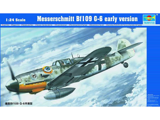 Trumpeter 1/24 Messerschmitt Bf109 G-6 (Early version) - Click Image to Close