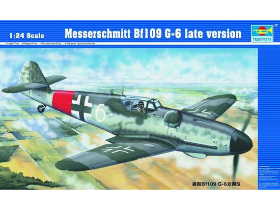 Trumpeter 1/24 Messerschmitt Bf109 G-6(L) (Late version) - Click Image to Close