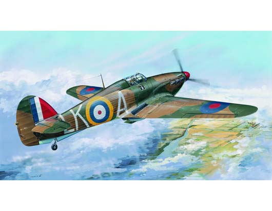 Trumpeter 1/24 "Hurricane" MK.I - Click Image to Close